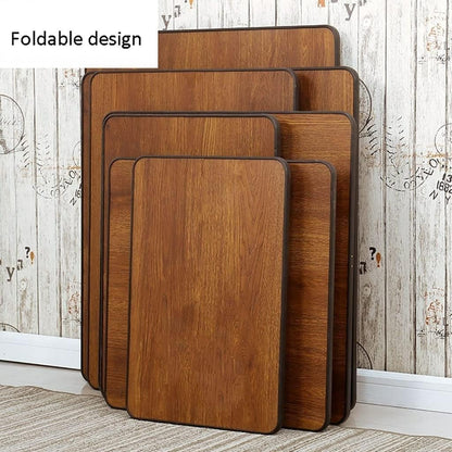 Japanese-Style Square Folding Tea Coffee Table, Low Table, Dining Table, Study Table, Small Desk, for Tatami Sitting On The Floor Bedroom Bay Window Tea Room (Size : 60x60cm)